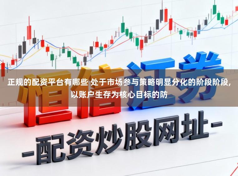 正规的配资平台有哪些 处于市场参与策略明显分化的阶段阶段,以账户生存为核心目标的防