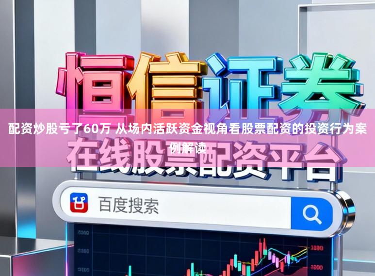 配资炒股亏了60万 从场内活跃资金视角看股票配资的投资行为案例解读
